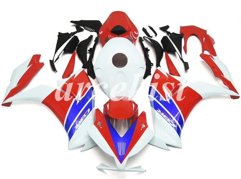 Литьевая Форма ABS полный обтекатель комплект Подходит для HONDA CBR1000RR 12-16 CBR 1000RR CBR1000 2012 2013 Красный Белый