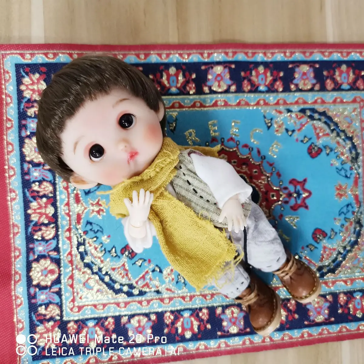 6 очков BJD для кукольного дома напольное украшение мини турецкий ковер