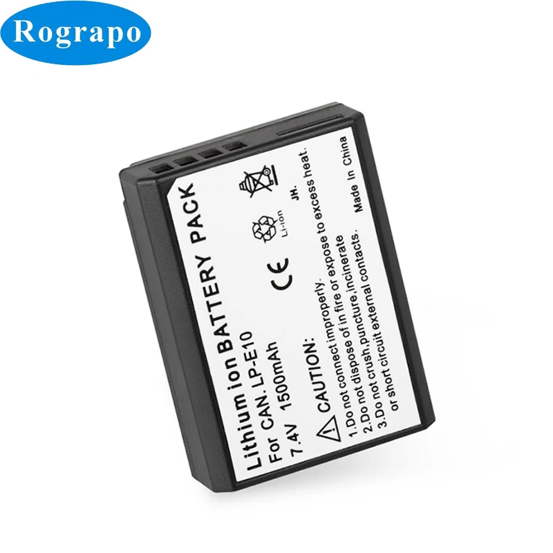 

100% New 1500mAh LP-E10 LPE10 Camera Battery For Canon EOS1100D 1200D 1300D 1500D Accumulator
