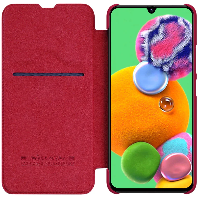 Nillkin Qin Книга Флип кожаный чехол для samsung Galaxy A90 5G