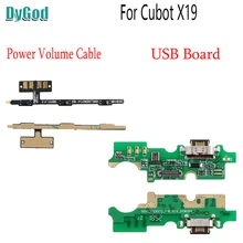 Новинка для Cubot X19 Кнопка громкости и питания гибкий кабель для Cubot X19 USB плата зарядный порт гибкий кабель для телефона запчасти