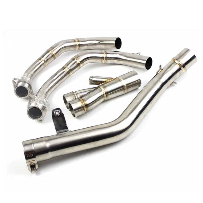As the picture For HONDA CBR500 Exhaust Motorcycle Front Pipe Full Systems Stainless Steel Slin-on Tube For Honda CB500X CB500R CB500 CBR500 - Цвет: As the picture