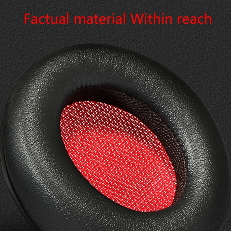 1Pair Replacement Ear Pads Protein Skin Leather Ear Cover Cushion for Focal Listen Pro Wireless Headphones Headset