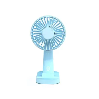 

Handheld Usb Charging Multi-angle Free Adjustment Fan Portable Small Fan With Mobile Phone Stand Function