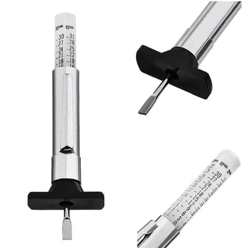 

Hot Universal Car Tire Depth Gauge Tester Color Tyre Tread Metric Gage Motors Measures