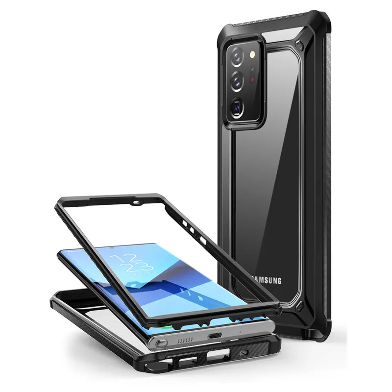 For Samsung Galaxy Note 20 Ultra Case 6.9" (2020) SUPCASE UB EXO Pro Hybrid Clear Bumper Cover