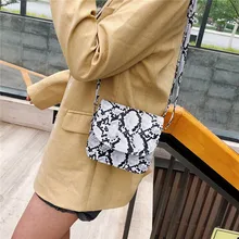 Роскошные сумки со змеиным принтом, женские сумки, дизайнерские новые трендовые классические сумки-мессенджеры, сумки через плечо, Bolsa Feminina# P