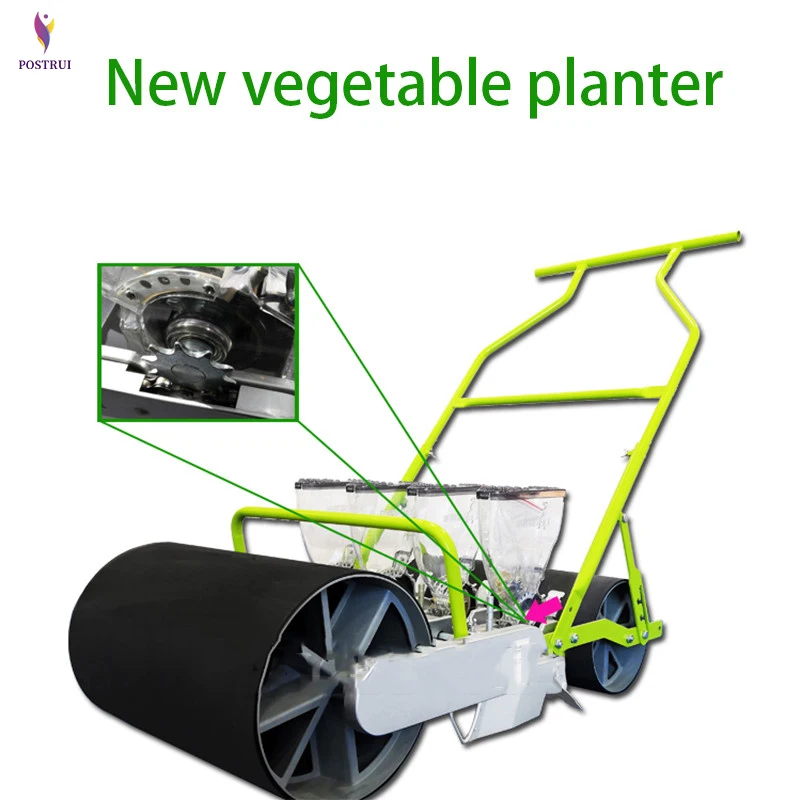 

4 Lines Multi-functional farmer pushes vegetable planter precision seeder