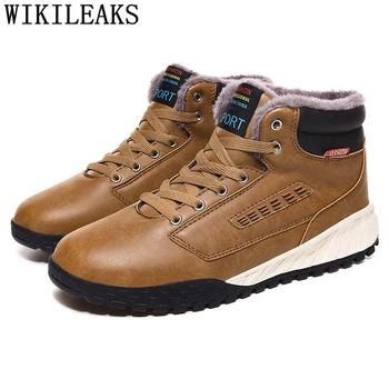 

Snow Boots Shoes Leather Boots Men Winter Shoes Men Ankle Boots Men Shoes+male Bottes Homme Cuir Chaussure Hiver Homme Ayakabı