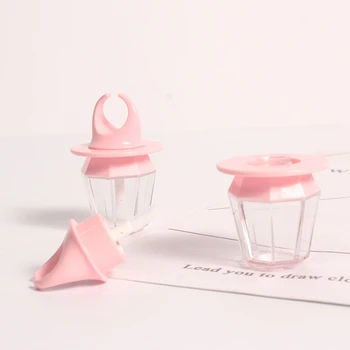 

30/50pc 8ml Diamond Ring Shape Empty Lipgloss Bottle DIY Lip Gloss Container Transprent Refillable Bottles Empty Lipgloss Bottle