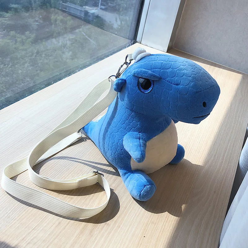 

Plush Bag Women's 2019 New Style Japanese Korean Cartoon Meng GIRL'S Small Shoulder Bag Cute Dinosaur Toy Backpack Shoulder Bag