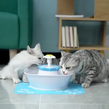 

Pet Automatic Dispenser Square Recycle Water Drinking Fountain Eelectric Dogs Cat Water Dispenser