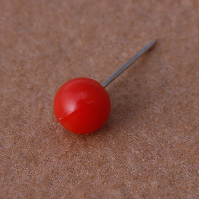 

50Pcs/bag Round Pearl Head Pins Fishing Line Brooches Multicolor Fishing Tackle