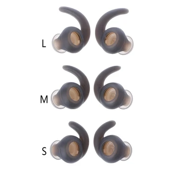

3 Pairs S/M/L Silicone Earbuds Cover With Ear Hook For Sports Bluetooth Headset