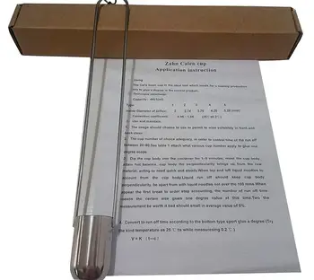 

Zahn 2# 44ml Zahn Cup paint viscosity tester cup