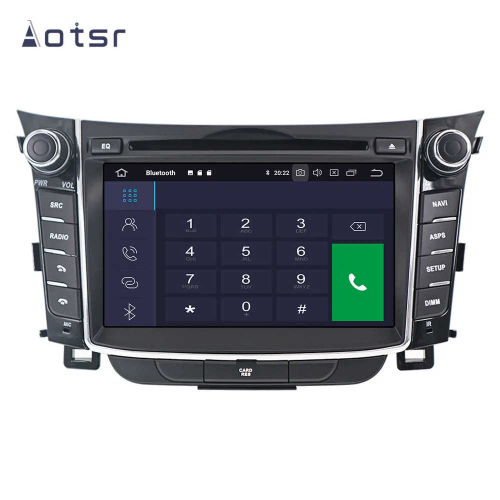 Cheap DSP Android 9 Car GPS Navigation DVD Player For Elantra GT 2012 2013-2016 Auto Stereo Radio Multimedia player Head Unit recorder 11