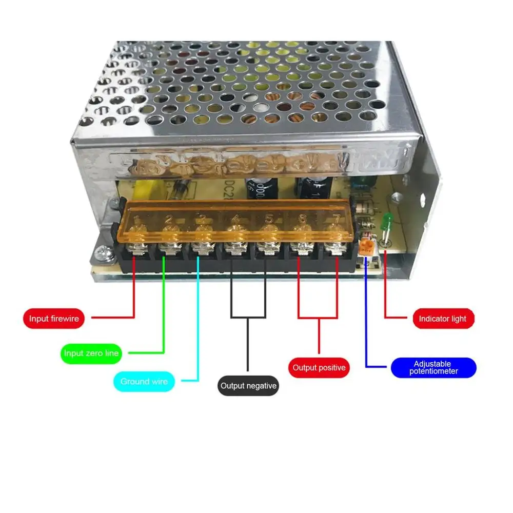 DC12V 15A 180 Вт светильник ing трансформаторы светодиодный адаптер питания для светодиодных лент светильник выключатель питания светодиодный драйвер