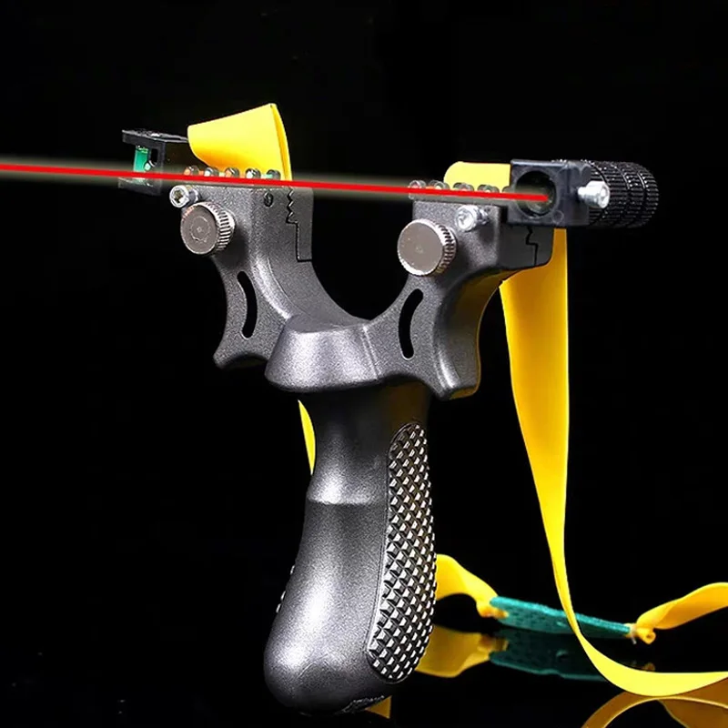 

1Piece Big power rubber band slingsho Laser Light Aiming 98k Slingshot Flat Rubber Band Slingshot Hunting