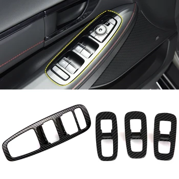 

FIT for Hyundai Sonata Sensuous DN8 2019 2020 ABS Carbon Fiber Accessories Interior CAR Door Window Switch Cover Lid Cover Trim