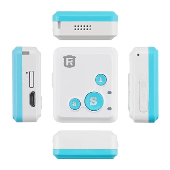 

REACHFAR Original Mini GSM GPRS GPS Tracker RF-V16 SOS Two-way talk for Kids Child Elderly Personal free web APP Tracking