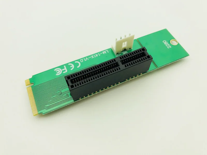 NGFF Riser M2 M.2 to PCI-E 4x 1x Slot Riser Card Converter Adapter Male To Female PCIE Multiplier For BTC Miner Mining Machine