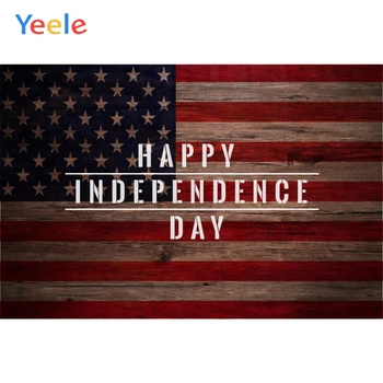 

Yeele Vinyl Photography Backdrop Independence Day Background Photophone American Flag Backdrop for Photo Booth Party Banner
