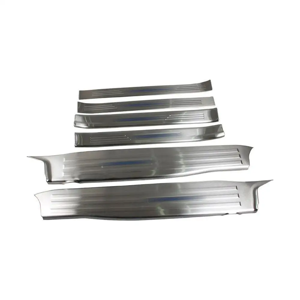 

Part For Toyota Sienna 2015-2017 Stainless Steel Door Sill Plate Cover Trim 6pcs