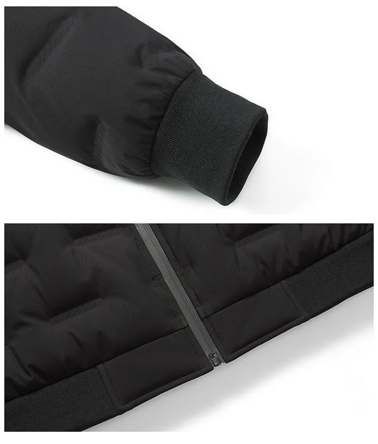 Down Jacket Men's New Style Short down Jacket Men Thick White Duck down Warm Hooded Coat Cold Protective Clothing Fashion
