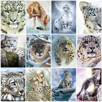 

Evershine Full Square Diamond Painting Leopard 5D DIY Diamond Embroidery Animals Cross Stitch Rhinestone Mosaic Home Decoration
