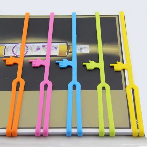

Book Bookmarks Bookends Tool Clip Organizer Elasticity Reader Silicone Creative Inspiration Good Helper To Take Notes