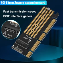 Adaptador M.2 NVMe SSD NGFF a 3,0 PCIE X16 X4, tarjeta de expansión de interfaz de clave M, velocidad completa, compatible con SSD de 2230 a 2280