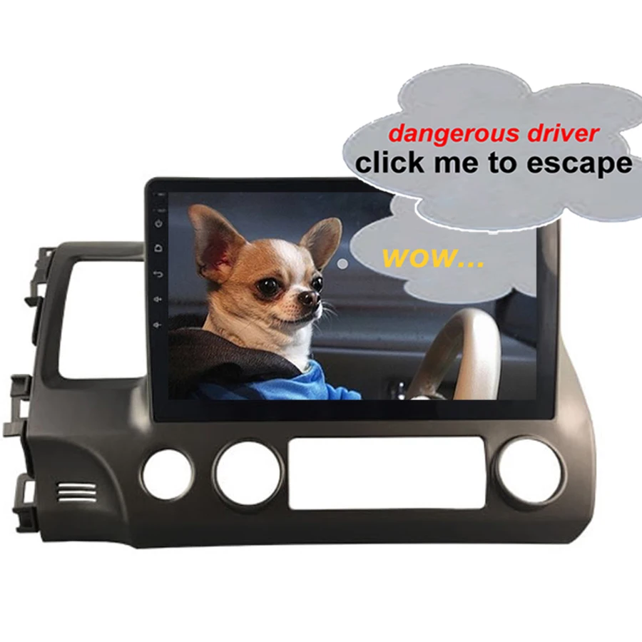 

Car Android 9.0 Player for HONDA CIVIC LHD 2006 2011 tape recorder 4G Lte sim card Bluetooth GPS Radio Head Unit 2.5D IPS screen