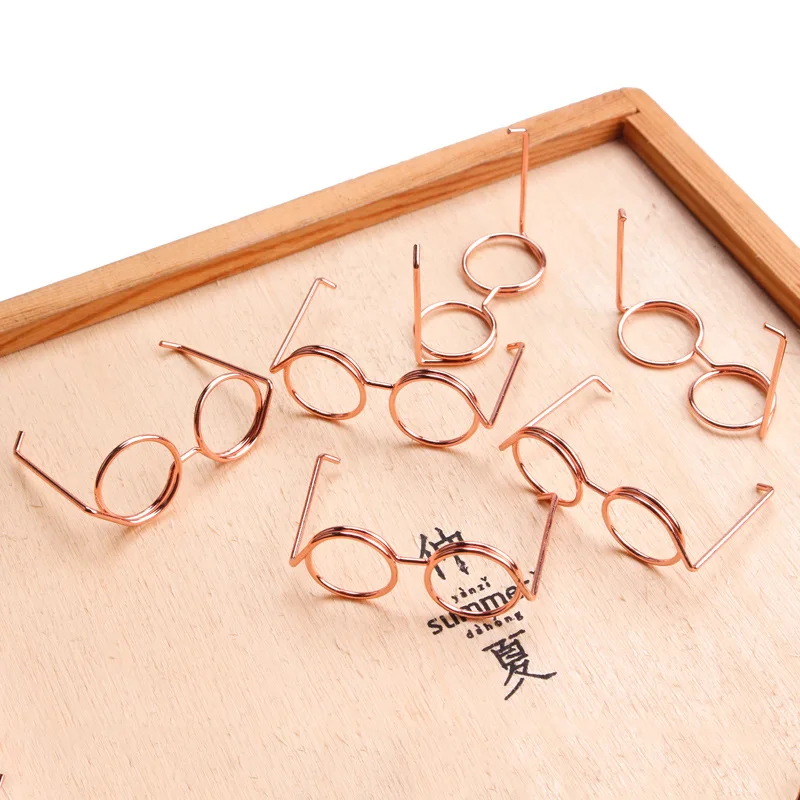 Plush Doll Accessories Doll Accessories Doll Eyewear Accessories 2 Pcs Small Fashion Glass BJD Dolls Frame Lensless Retro Cool Doll Glasses 1/6 30cm Accessories