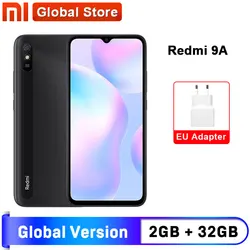 Глобальная версия Xiaomi Redmi 9A мобильный телефон 2 ГБ 32 ГБ ROM MTK Helio G25 Octa Core 6,53 дюйм5000 мАч 13MP камера смартфон