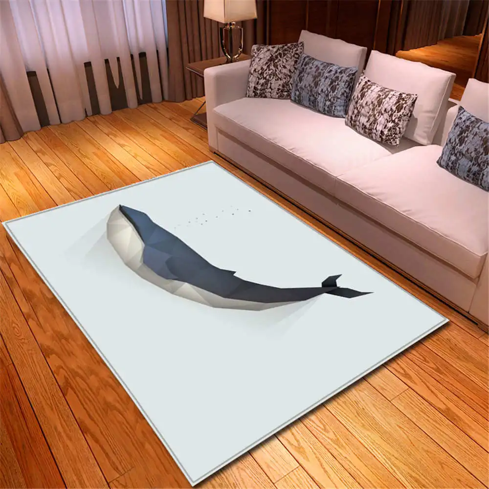 Nordic Carpets Soft Flannel 3D Printed Area Rugs Parlor Mat Rugs Anti-slip Large Rug Carpet for Living Room Decor - Цвет: No-7