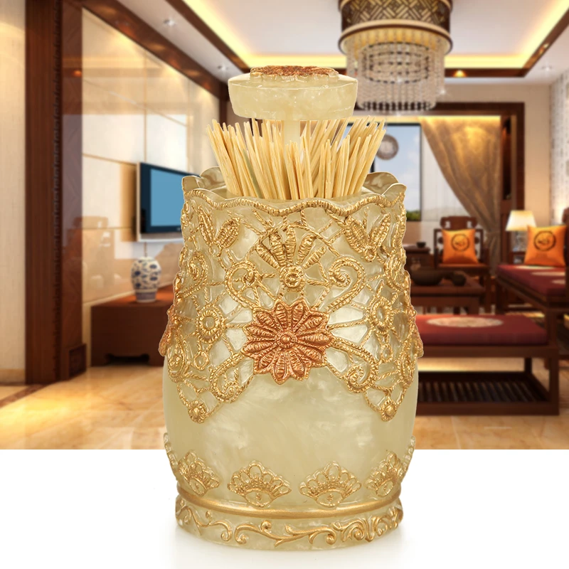 Lace pearl yellow Автоматическая коробка для зубочисток тип пресса домашний обеденный Настольный ручной держатель для зубочисток коробка для хранения зубочисток Диспенсер Для Зубочисток - Цвет: Lace pearl yellow