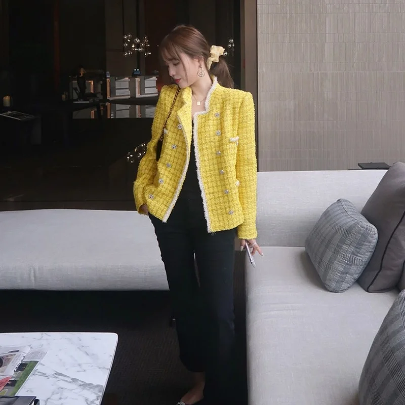 ZELE PARIS Silk Linen Light Tweed Jacket | dwk.ac.th
