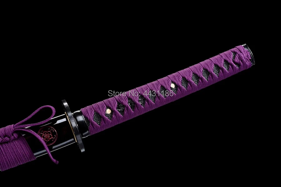 Handmade Japanese Samurai Sword Katana Sharp 1090 High Carbon Steel Full Tang Home Decoration Collection Real Knife Swords