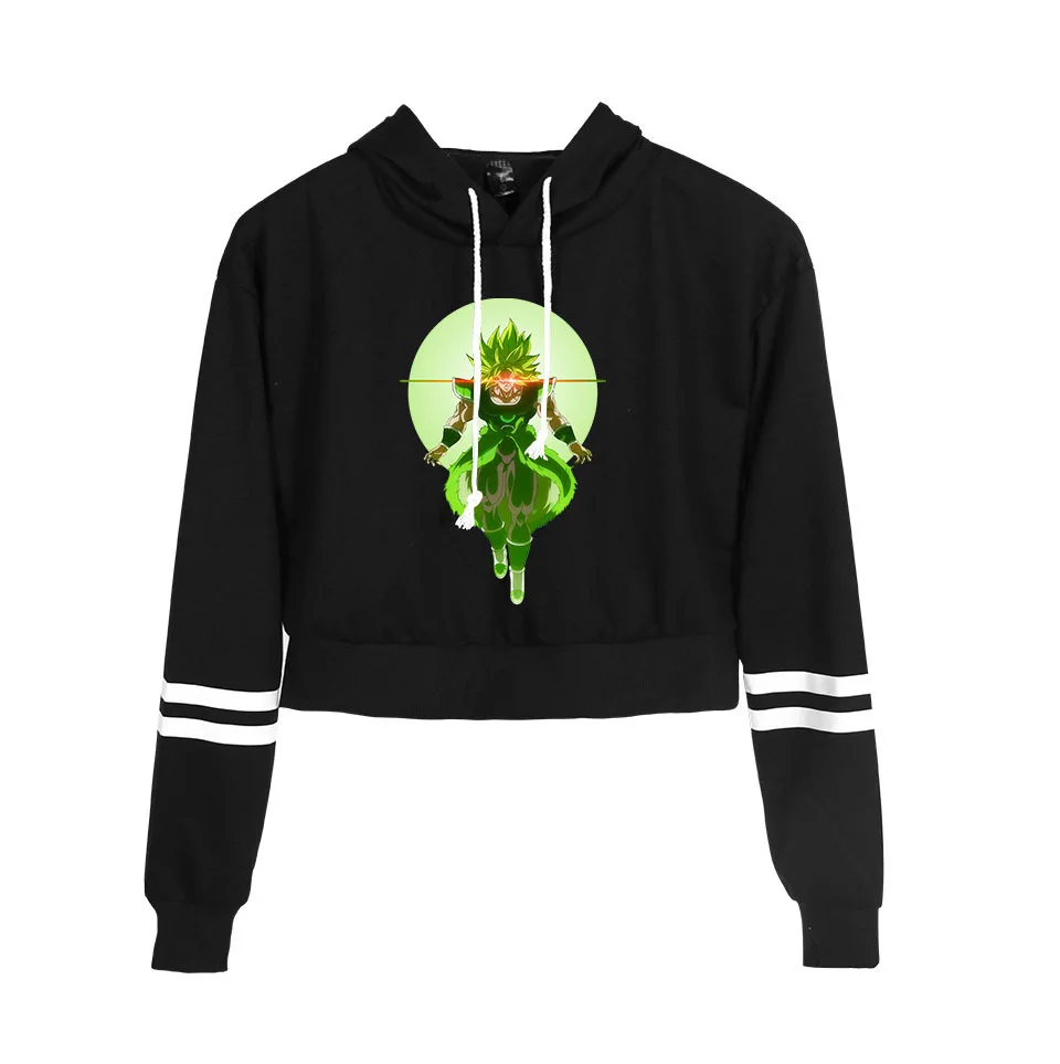 Принт толстовка с драконом sweashirts короткие сексуальные толстовки для женщин укороченный топ рубашка Повседневный пуловер с капюшоном одежда с длинными рукавами