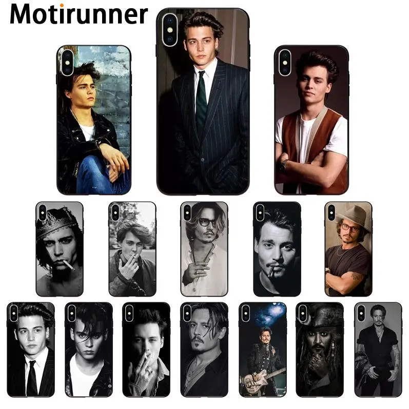 Чехол для телефона Motirunner Young johny Depp высокого качества iPhone 11 pro XS MAX 8 7 6 6S Plus X 5 5S SE XR |