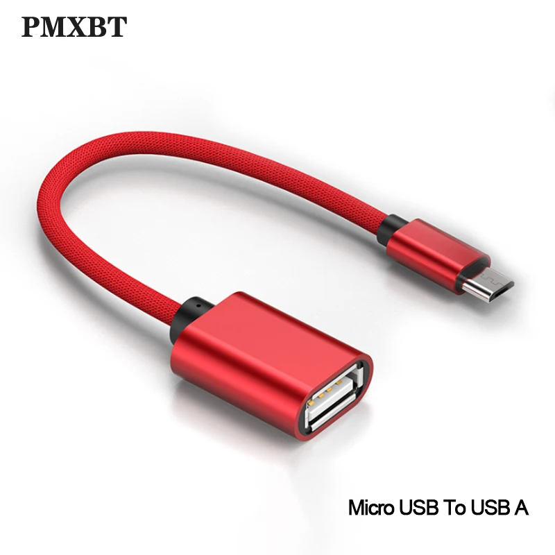 OTG Micro USB кабель адаптер передачи данных Micro USB штекер USB 2,0 A женский для samsung Xiaomi htc Android телефон OTG разъем