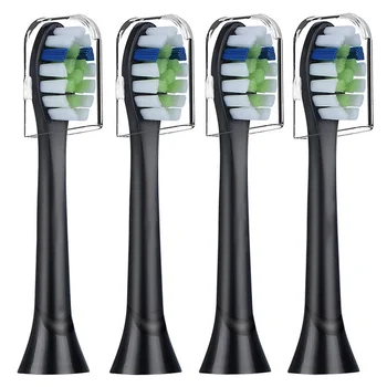 

4pcs Replacement Brush heads With Caps for Phillips Sonicare Compatible with DiamondClean ProtectiveClean Electric Toothbrush
