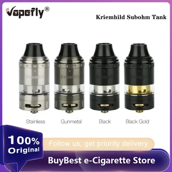 

100% Original Vapefly Kriemhild Subohm Tank Vape Atomizer with 0.15ohm Triple Coil / 0.2ohm Single Coil Vs Brunhilde / Zeus X