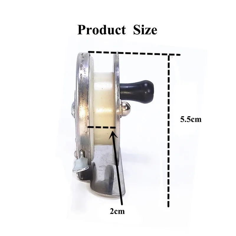 Рыболовные катушки для зимней подледной мухи удочки спиннинговые из нержавеющей стали простые маленькие катушки колеса рыболовные снасти инструменты