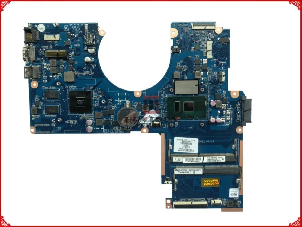 Материнская плата для ноутбука HP Pavilion 15-AU 856227-601 DAG34AMB6D0 SR2EZ I7-6500U 940 Мб 2 Гб DDR4