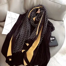 

2022 lady Autumn Brand Viscose Shawl Aztec Polka Dot Striped Tassel Scarf Wrap Pashminas Snood Bufandas Muslim Hijab 180*90cm