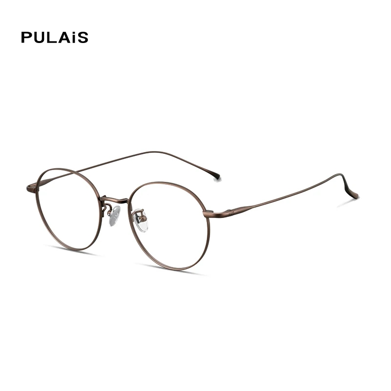 

PULAIS design Vintage round Frame oversize Anti Blue Light Blocking glasses Gaming computer bluelight Eyeglasses men women 813