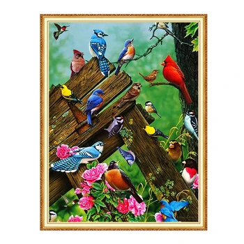 

Meian bird full square diamond 5D DIY Diamond art 3D Diamond painting Kit cross stitch diamond mosaic photo home decor