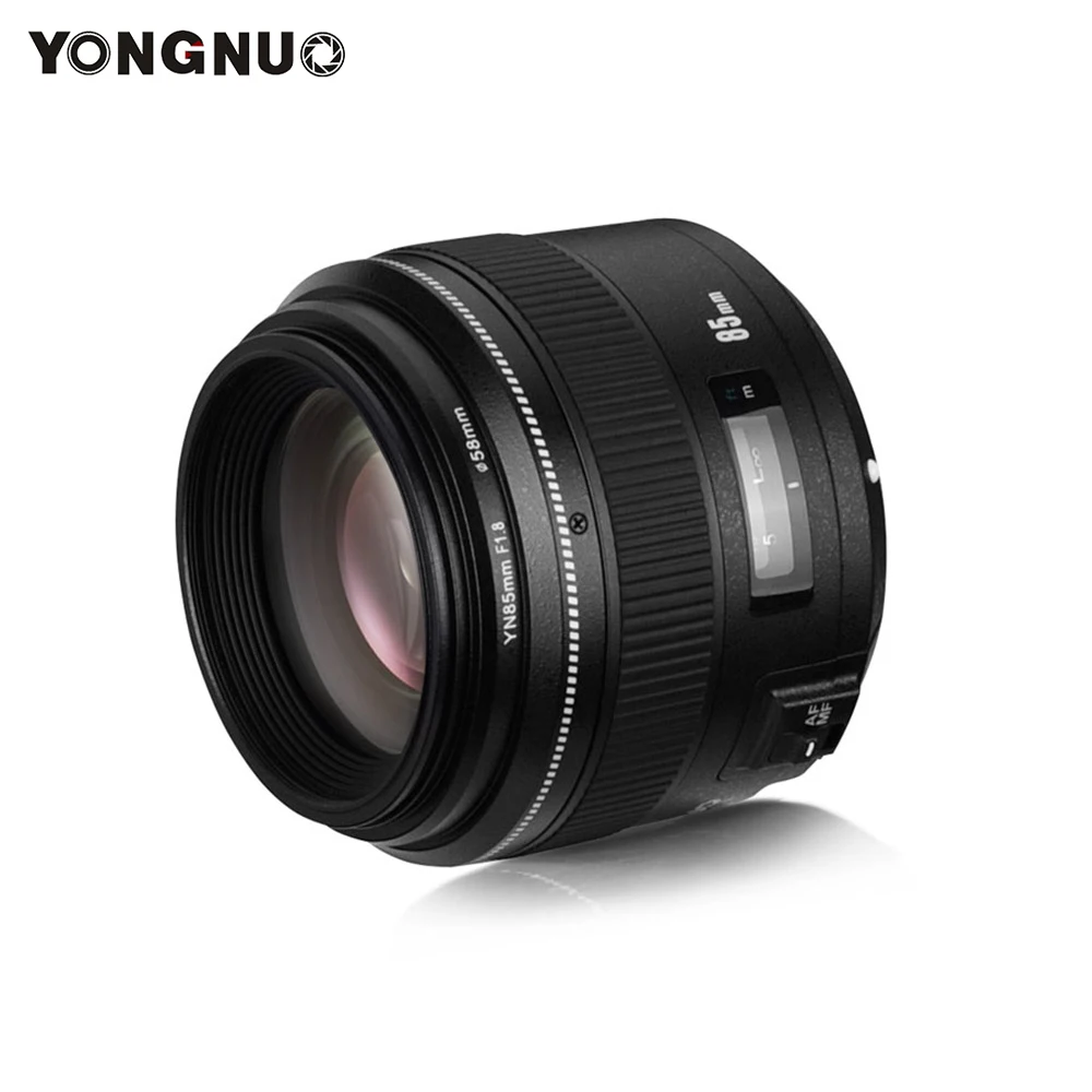 Объектив YONGNUO YN 85 мм F1.8N Средний телеобъектив с автоматическим/ручным фокусом для