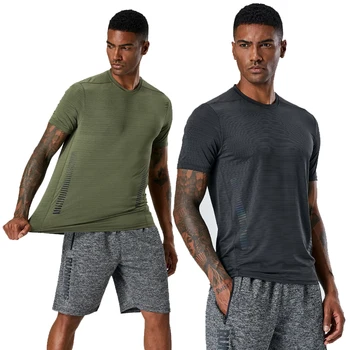 

Mens Tshirt Sports Outdoor Marathon Active Running Short Sleeves Quick Dry Training Shirts Men Gym Tee